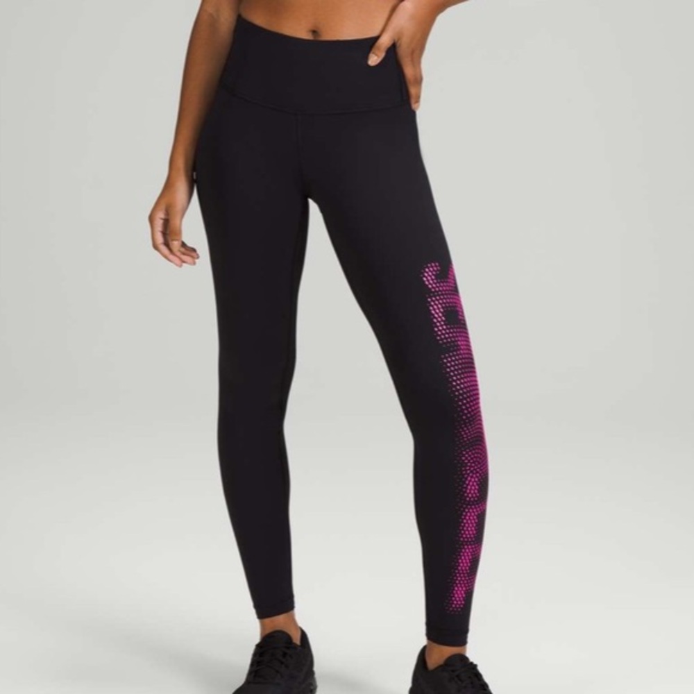 Lululemon Seawheeze Speed Wunder Mid-Rise Tight 28" *Reflective - Sz 10